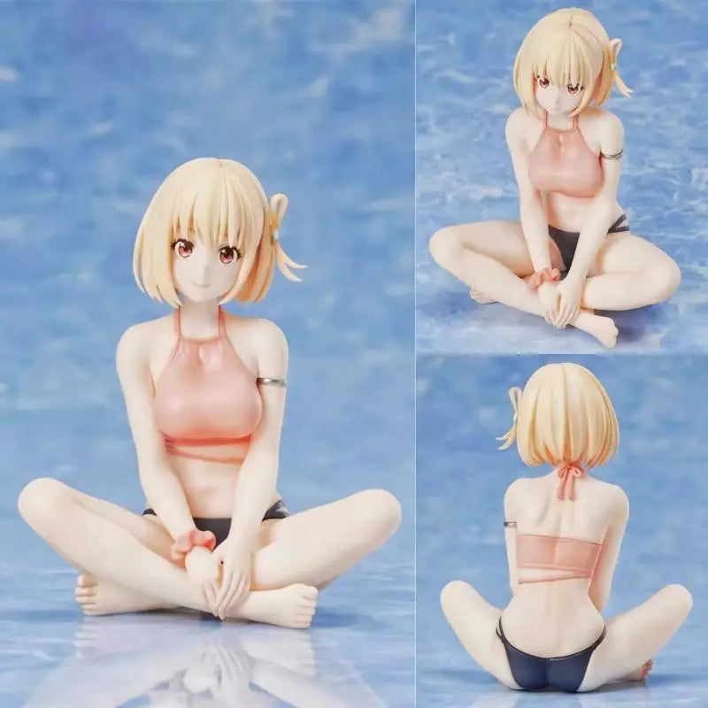 Action figures toys Good Smile Lycoris Recoil Chisato Nishikigi Swimsuit Figure PVC Anime Figures Girl Collectible Gift