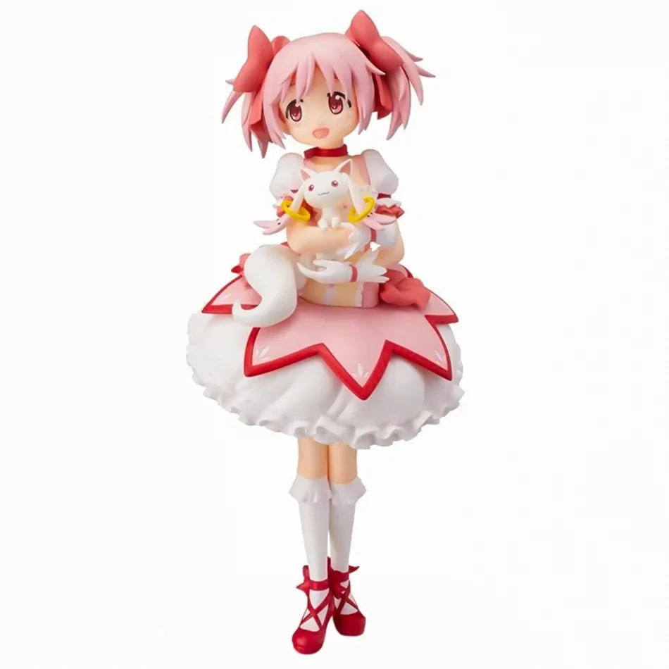 18CM Puella Magi Madoka Magica Kaname Madoka PVC Anime Action Figure - Collectible Model Toy Gift Anime Cartoon Character