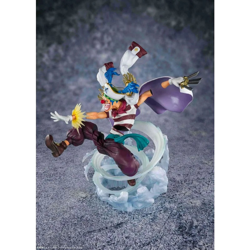 BANDAI F.Zero One Piece  Buggy the Clown Marineford War Original genuine PVC Action Anime Model Toys Figure Collection Doll Gift