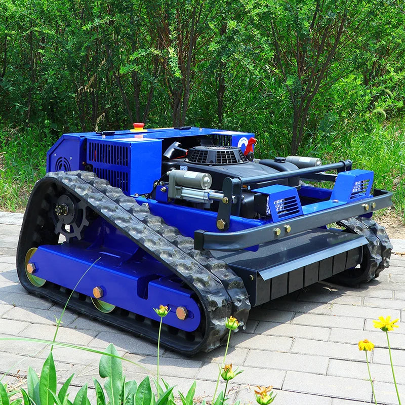 Customized Garden and Agricultural Use Crawler Remote Control Lawn Mower Forestry Robot Zero Turn Lawn Mower