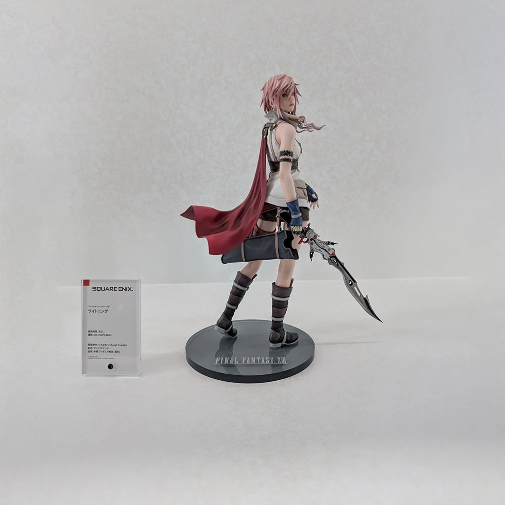 100% Original Good Smile Company, Square Enix Pop Up Parade Final Fantasy XIII Lightning Anime Figure Garage Kit Birthday Gift