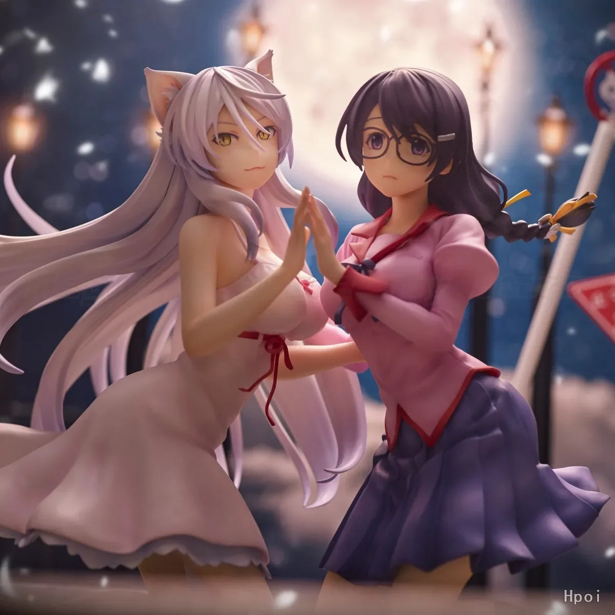 【In Stock 】UnionCreative Nekomonogatari(Kuro) Hanekawa Tsubasa and Black Hanekawa Beauty Anime Ornaments Collection Gifts
