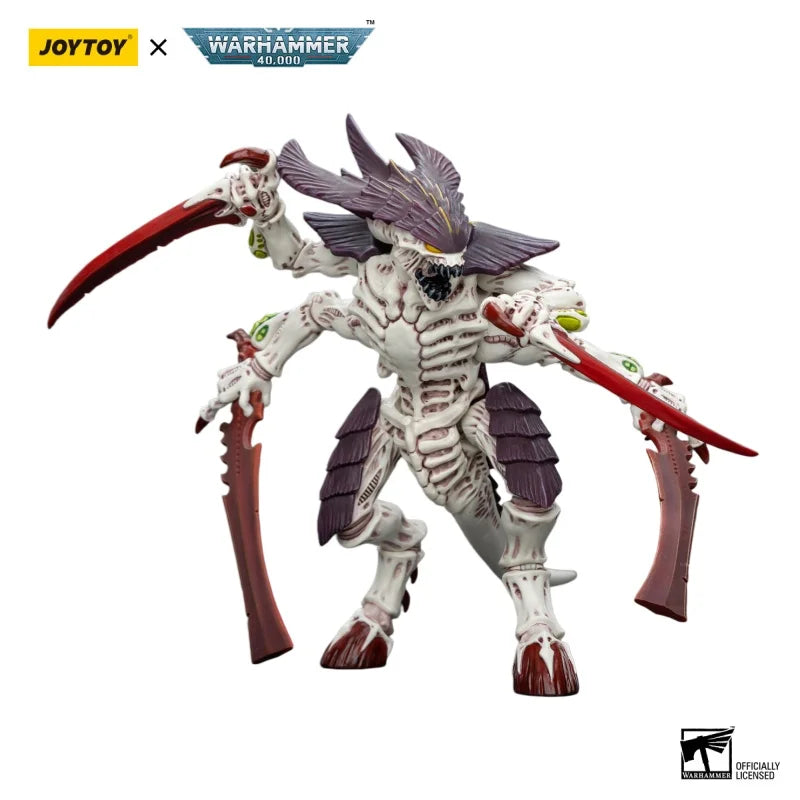 JOYTOY Warhammer 40000/40k Tyranids  Hive Fleet Leviathan Tyranid Warrior with Boneswords Action Figure Doll Model Decoration