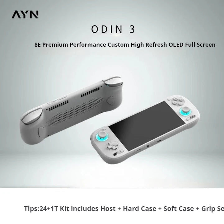 AYN Odin3 Handheld Game Players Qualcomm 8 Elite 6 inche AMOLED 120Hz 8000mAh Game Console Hall Joystick 8000mAh Android Gamepad