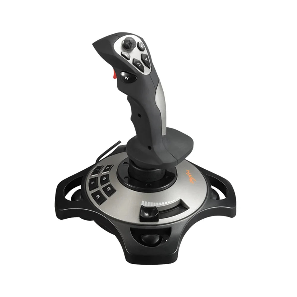 PXN-2113 Pro Joystick Flight Simulator Gamepad Controller PC Flight Simulation Cockpit Stick for PC/Desktop with Vibration