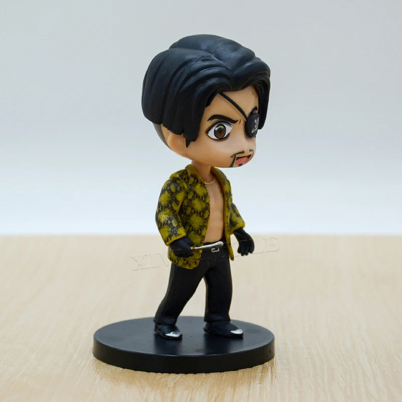 10cm Like A Dragon Majima Goro Anime Figure Ryu ga Gotoku Kiryu Kazuma Action Figure Kasuga Ichiban Figurine Model Doll Toy Gift