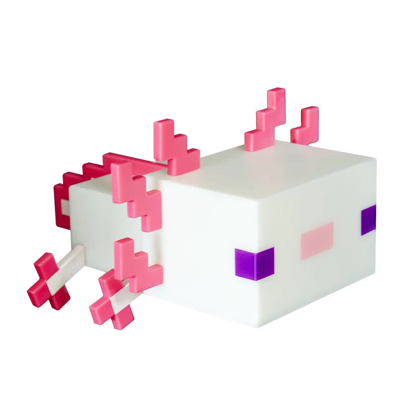 MC Game Salamander Lamp Five Color Toy Atmosphere Light Modes Lamp To Decorate Your Gaming Desk Or Night Stand Children's Gift