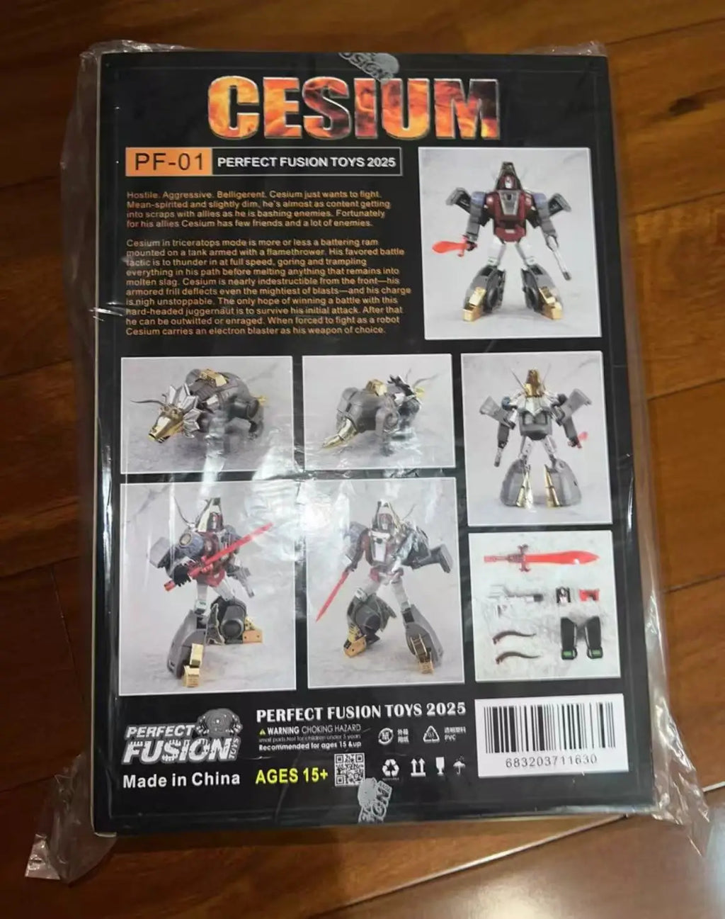 【In Stock】 Transform Fanstoys FT PF01 PF-01 Cesium Slag MP Ratio Robot Model Figure with Box