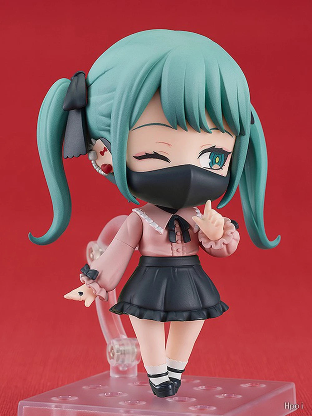10CM Anime Figure Hatsune Miku #2239 The Vampire Ver Action Figure PVC OB11 Comes With Replacement Stand Model Toy Gift