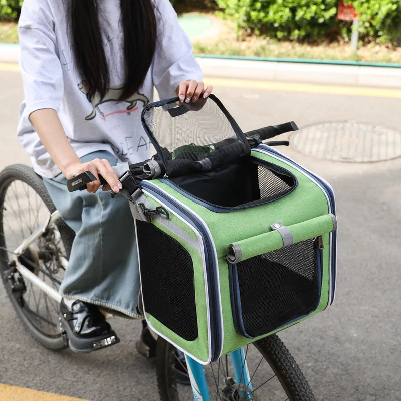 Bicycle Carrying Cat Bag Dog Bag Pet Bag Portable Backpack For Outdoor Use Suitable For Carrying Bicycles And Motorcycles