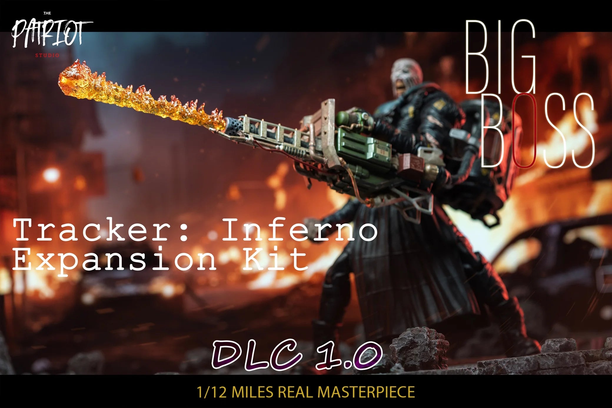 Patriot Studio 1/12 scale Zombie Nemesis BIG BOSS Licker Action Figures Toy Gift Collection