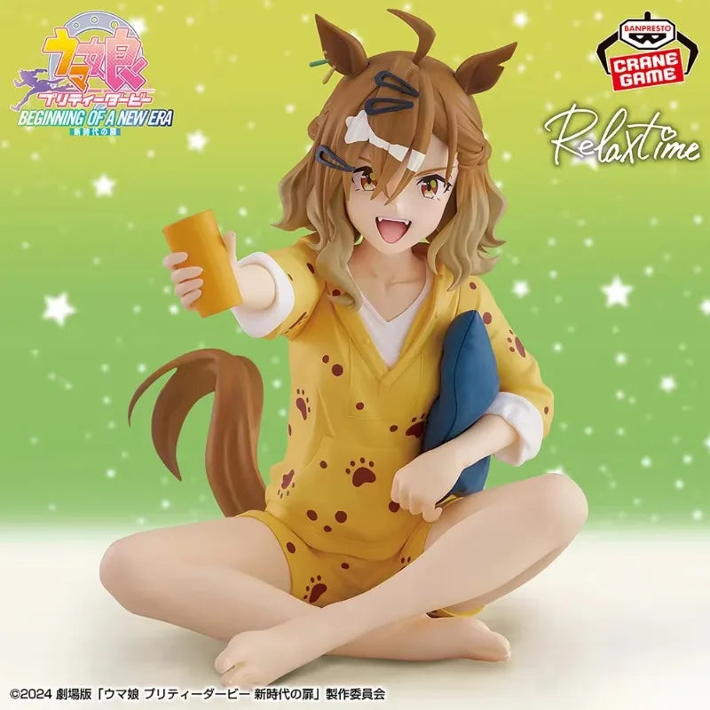 Auf Lager Original Bandai Pretty Derby Jungle Pocket Agnes Tachyon PVC 13cm Anime Charakter Puppe Spielzeug Sammlung Weihnachtsgeschenke
