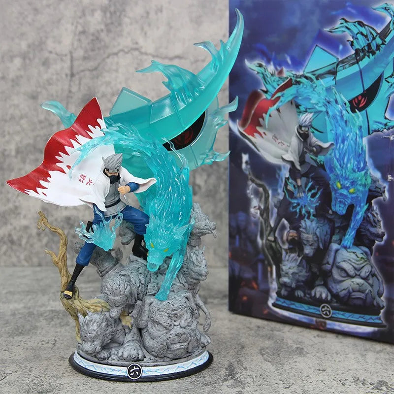 27 cm Gk Naruto Hatake Kakashi Anime Figur Cs Sechste Generation Ninja Statue Dekoration Sammlerstück Action Puppe Modell Junge ToyGift