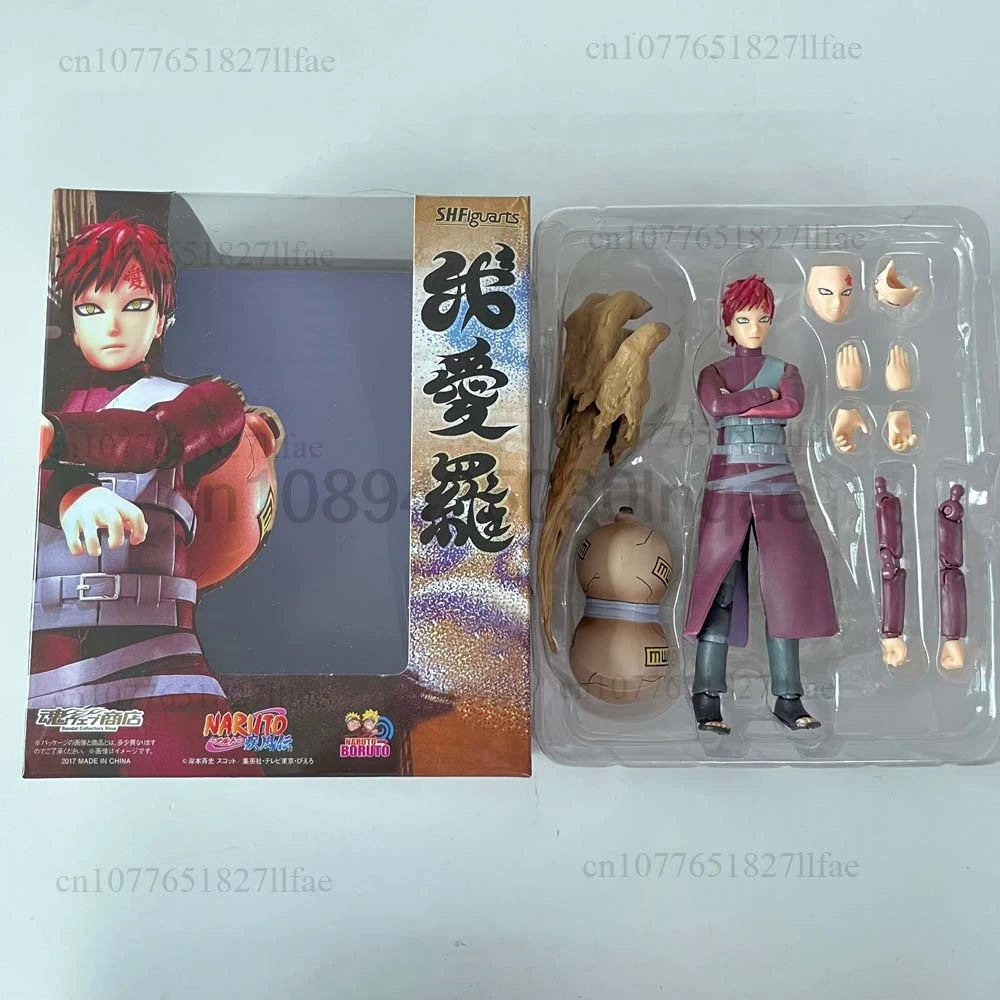 S.H.Figuarts Naruto Figure 15cm Shippuden Gaara SHF Collection Action Figure Model Toys I Love Luo Joint Movable Doll Room Decor