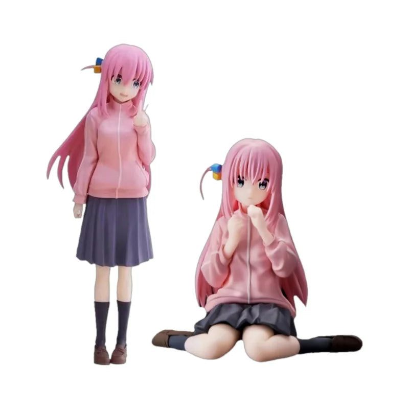 16cm BOCCHI THE ROCK! Anime Figure Gotoh Hitori Action Figure Guitarist Girl Figure Desktop×Decorate Collections Model Doll Toys