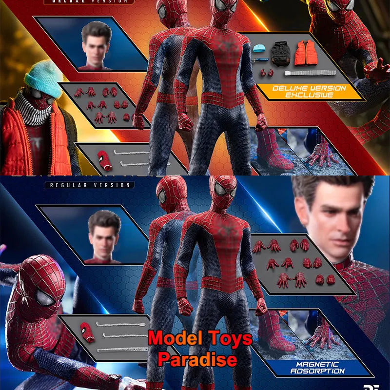 DB Toys X 6in Studio 1/12 Collectible Toys Amazing Spider Super Hero Men Soldier Andrew Garfield 6'' Action Figure Model Gifts