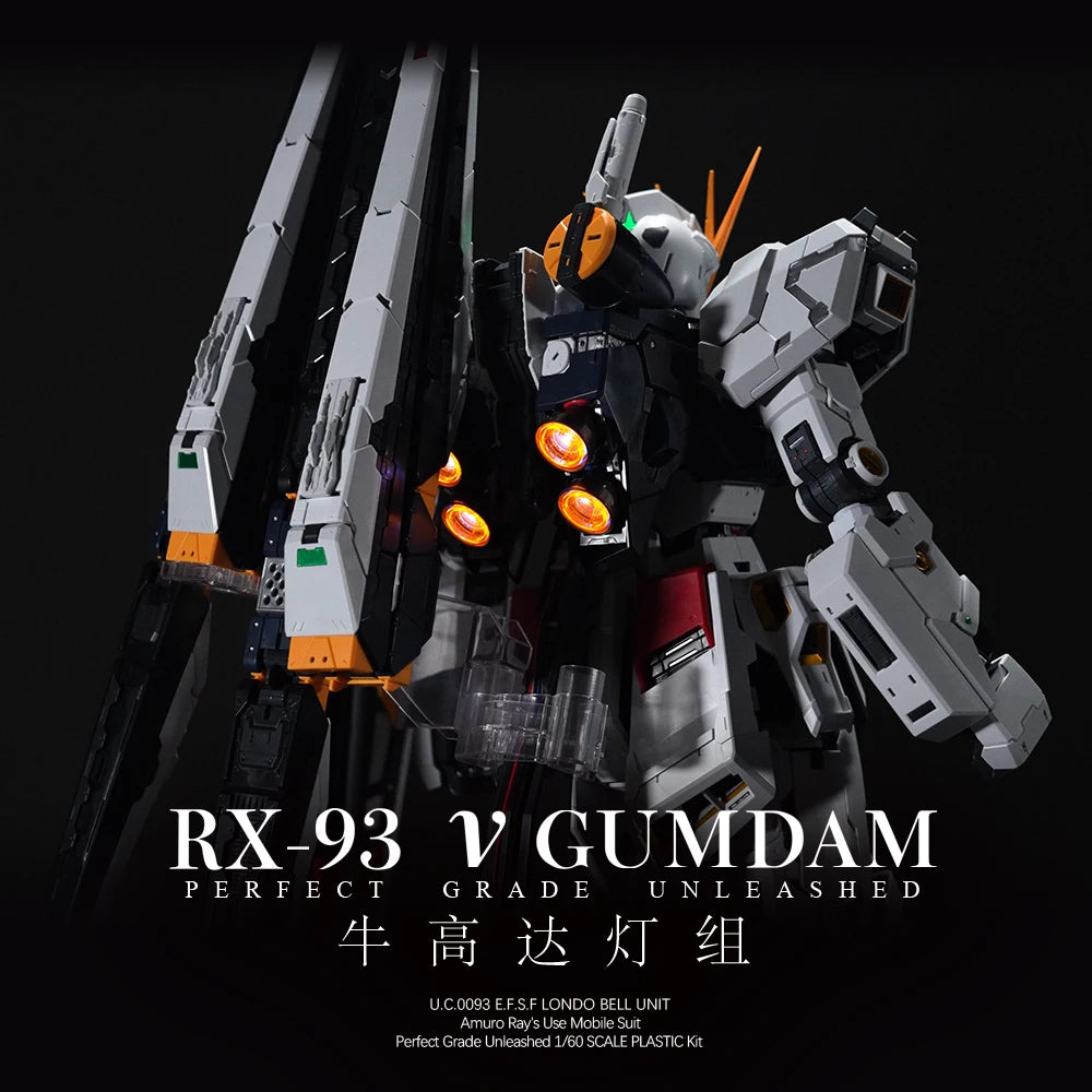 KOSMOS Led Suit Fit PGU RX-93 V 1/60 Sets Floating Cannon Light Group Accessory The Witch From mercury Robot Kits Toy Gift