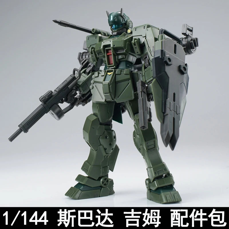In Stock EW Model GM Spartan Accessories Package HG 1/144 RGM-79S General Package Assembly Model Kit Change Parts Action Figure