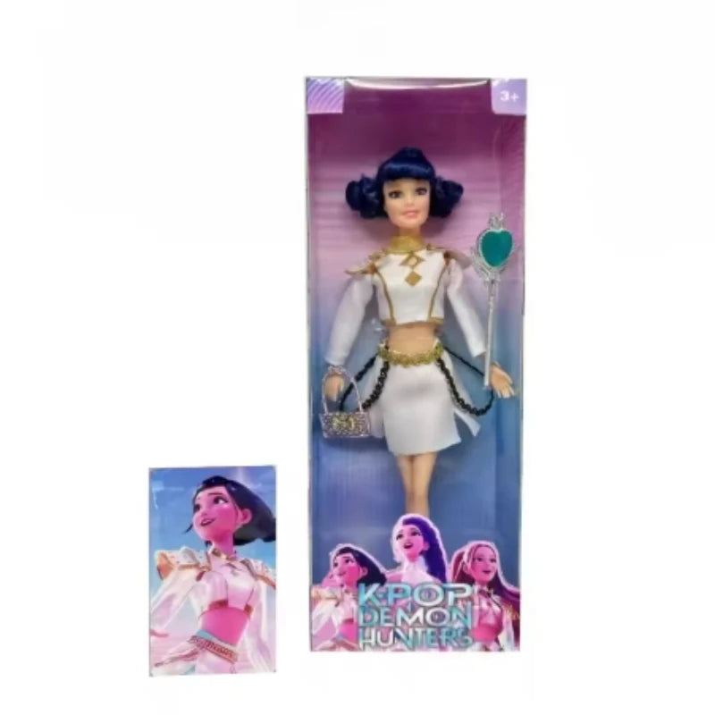 2026Hot Sell With Delicate Texture Anime 30CM K-Pop Demon Hunters Doll Vinyl Toy Rumi Mira Zoey Birthday Surprise Gift For Girls