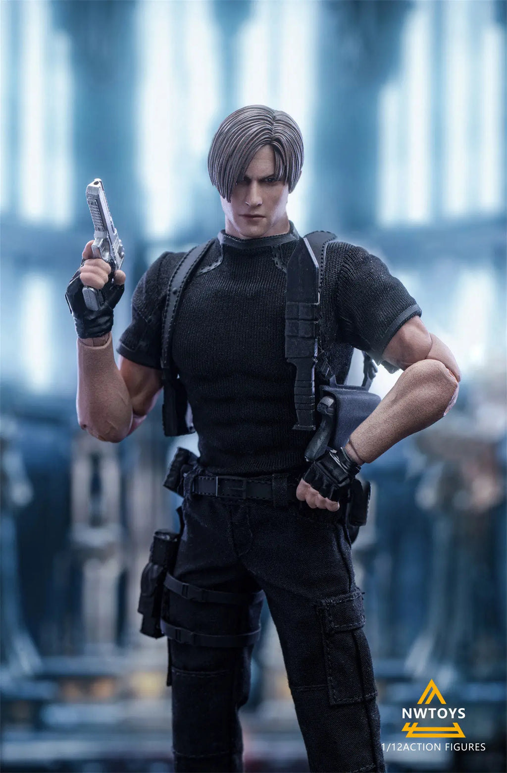 Nw Toys Original 1 \ 12 Action Figure Series Leon Scott Kennedy Action Figure Model Toys Movable Model Ornaments Gifts Fo Boys