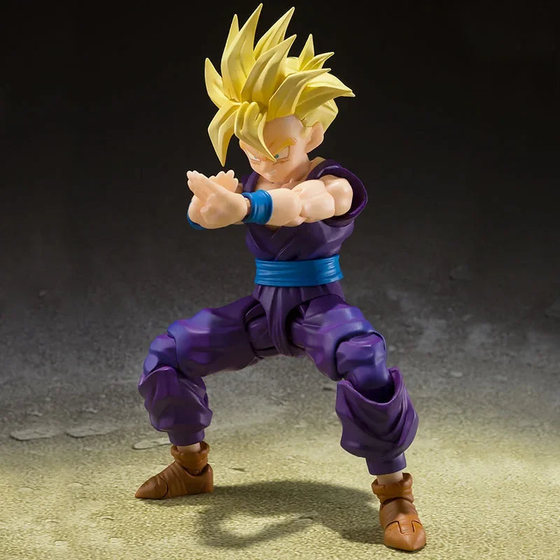 Auf Lager Bandai SHFiguarts Dragon Ball Shf Super Saiyan Son Gohan Der Kämpfer, der übertraf Actionfigur Sammlerspielzeug Geschenk