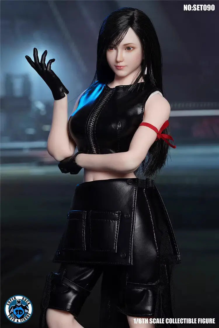 In Stock SUPER DUCK SET090 Tifa Lockhart Movie edition Movable Model Toys 1/6TH SCALE COLLECTIBLE FIGURE Accessory part