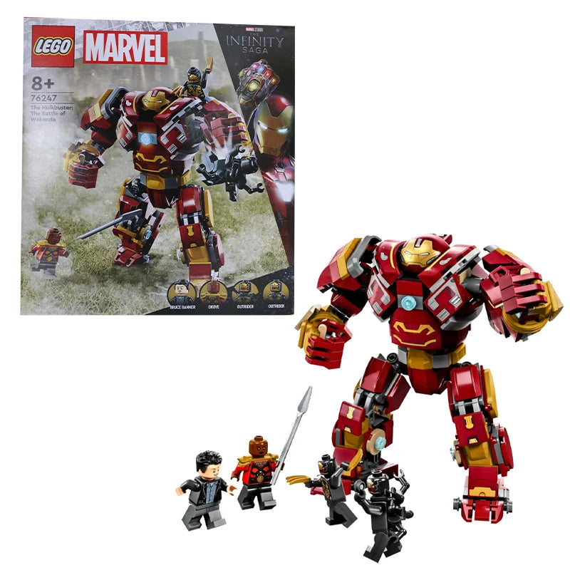 LEGO 76247 Marvel Hulkbuster: Battle of Wakanda Superhero Construction Toy Building Kit