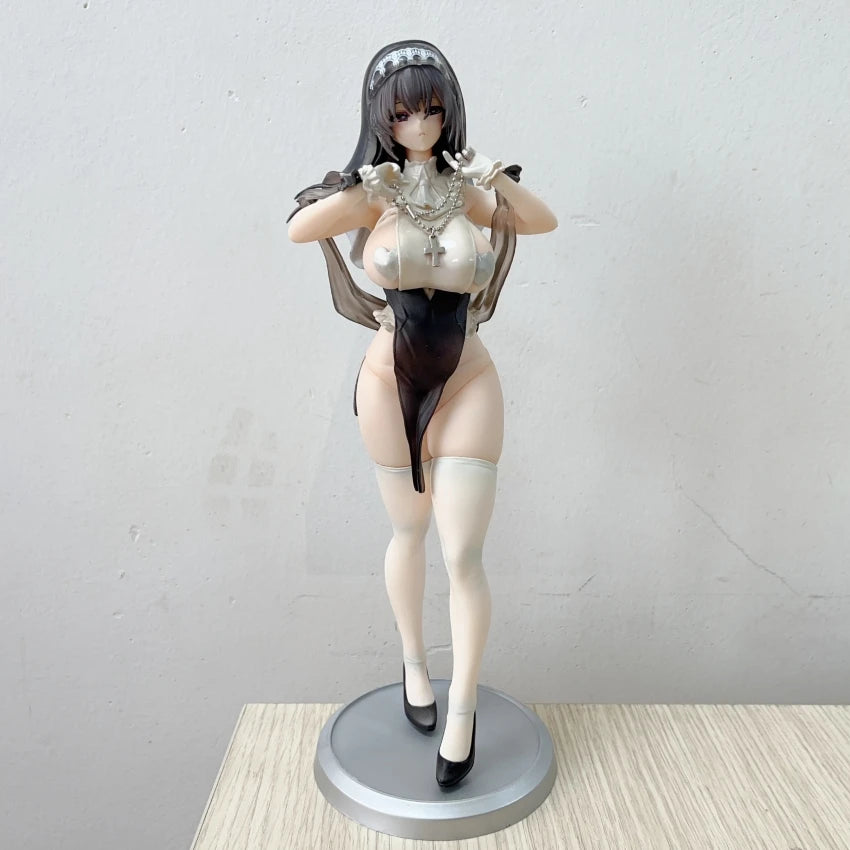 28cm Pure Vibrastar Seishori Pray Sister Girl Hard Anime Fiugre Pvc Action Figure Model Statue Model Collection Toys Doll Gifts