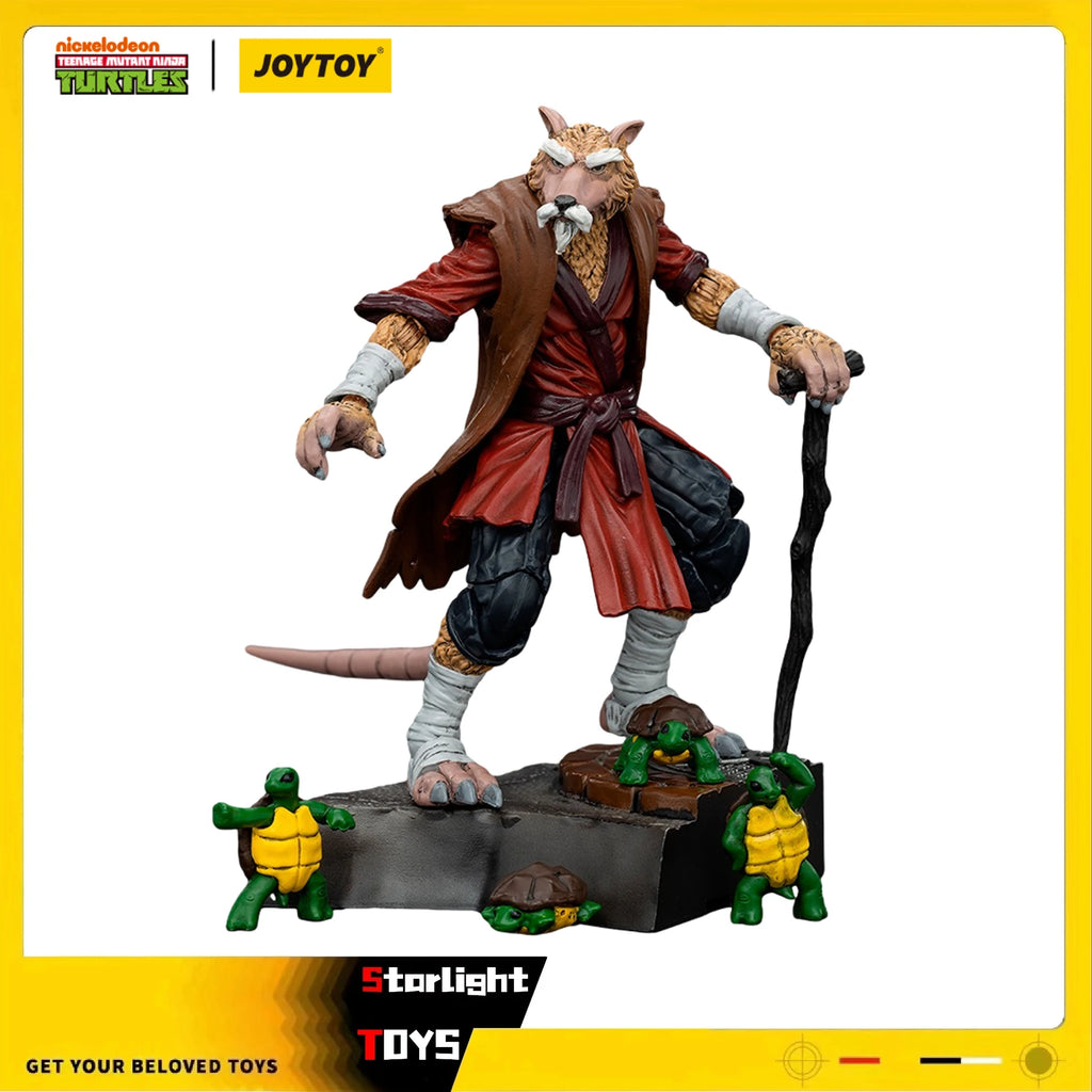 JOYTOY 1/18 Action Figure TMNT-Splinter Model Toy Gifts