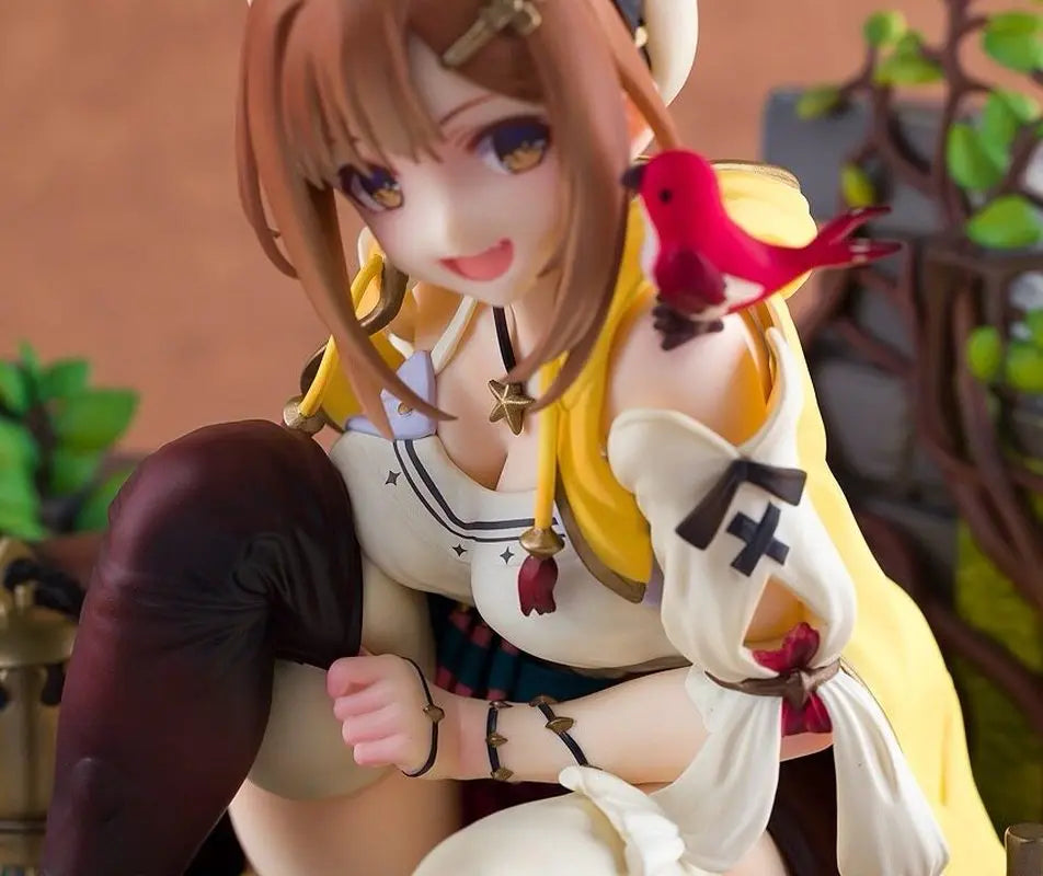 Atelier Ryza Anime Figure Sitting Pose Collectible Pvc Model Desktop Ornament Home Decor For Anime Collectors And Hobbyists