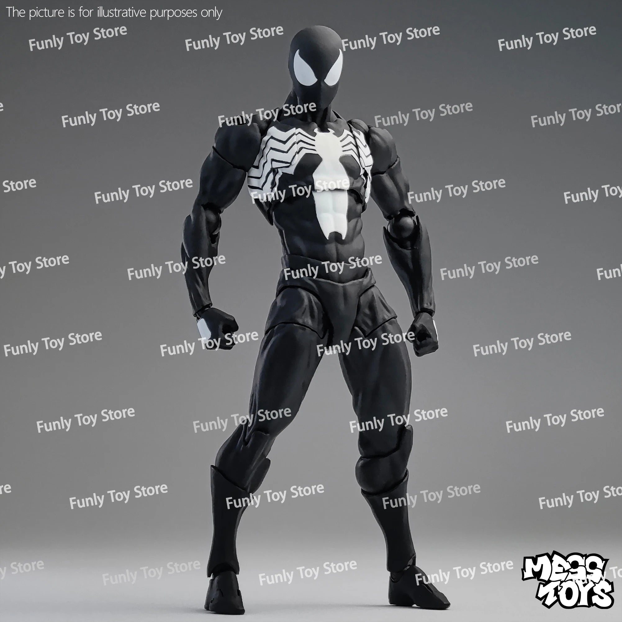 In Stock Mess Toys Spider Man Symbiote Spiderman Messtoys Black Suit Neighbor Scarlet Spider Anime Action Figure Gifts Toys