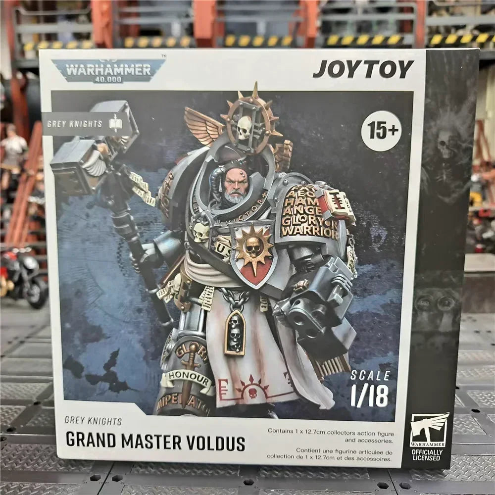 【UA 】JOYTOY Warhammer 40K Gray Knight Master Voldas 1/18 Action Figure Anime Model Toy Gift Collection