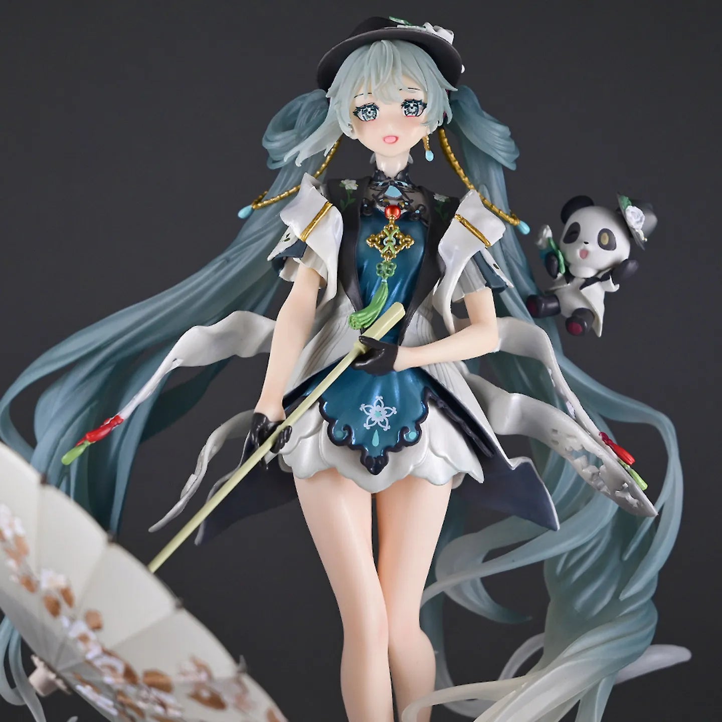 Anime Hatsune Miku Panda Character Seriesdesktop Statue Ornament Exquisite Model Toys Window Display Periphery Collectible Gifts