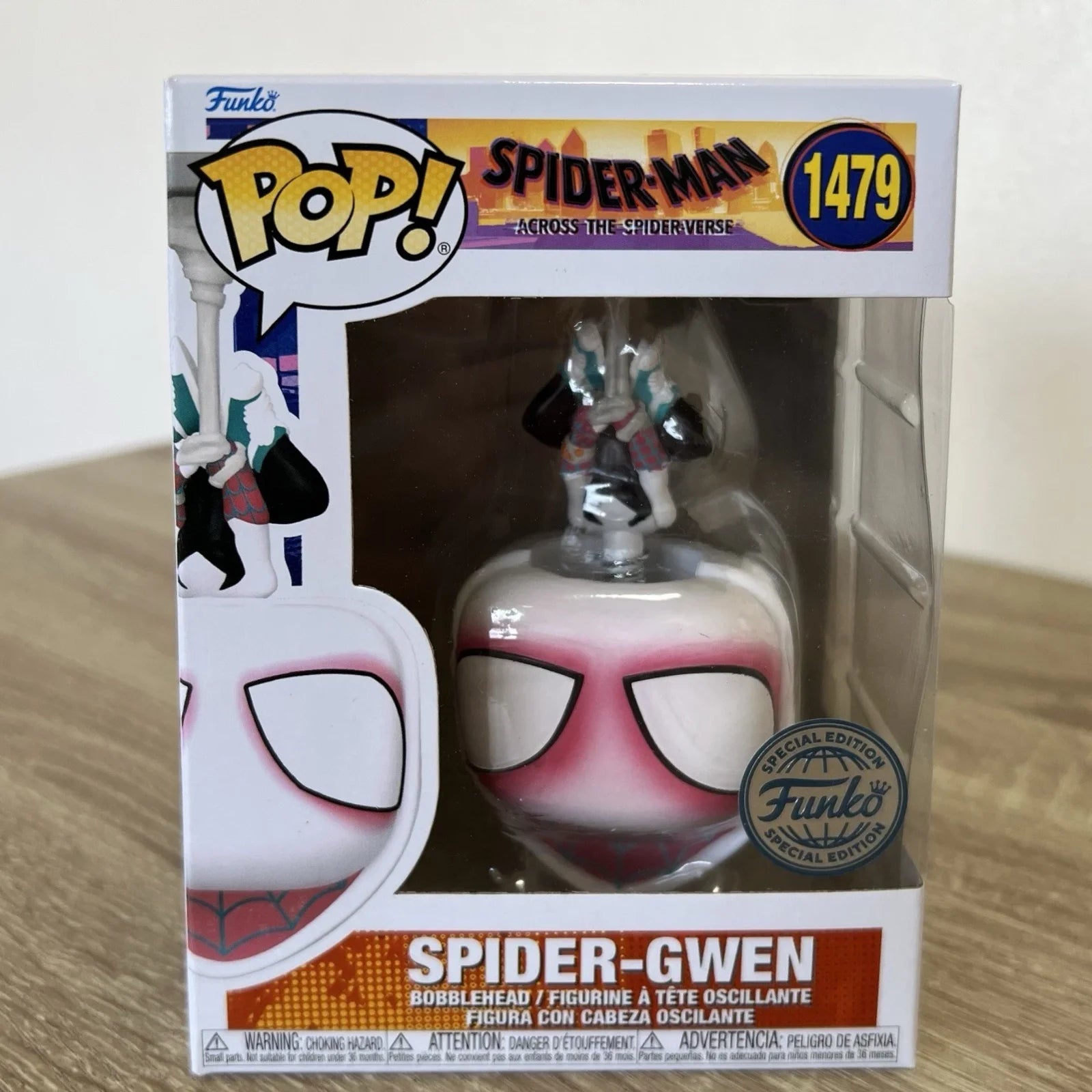 Funko Pop Marvel Comics Spider Man Spider-Gwen #1479 (Upside Down) Vinyl Figure Collectible Limited Edition Model Toy Gift