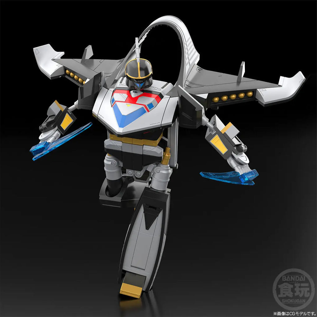 In Stock BANDAI PB LIMITED SMP Mirai Sentai Timeranger Delta Formation Time Shadow 16CM Anime Action Figures Assembly Model Toy