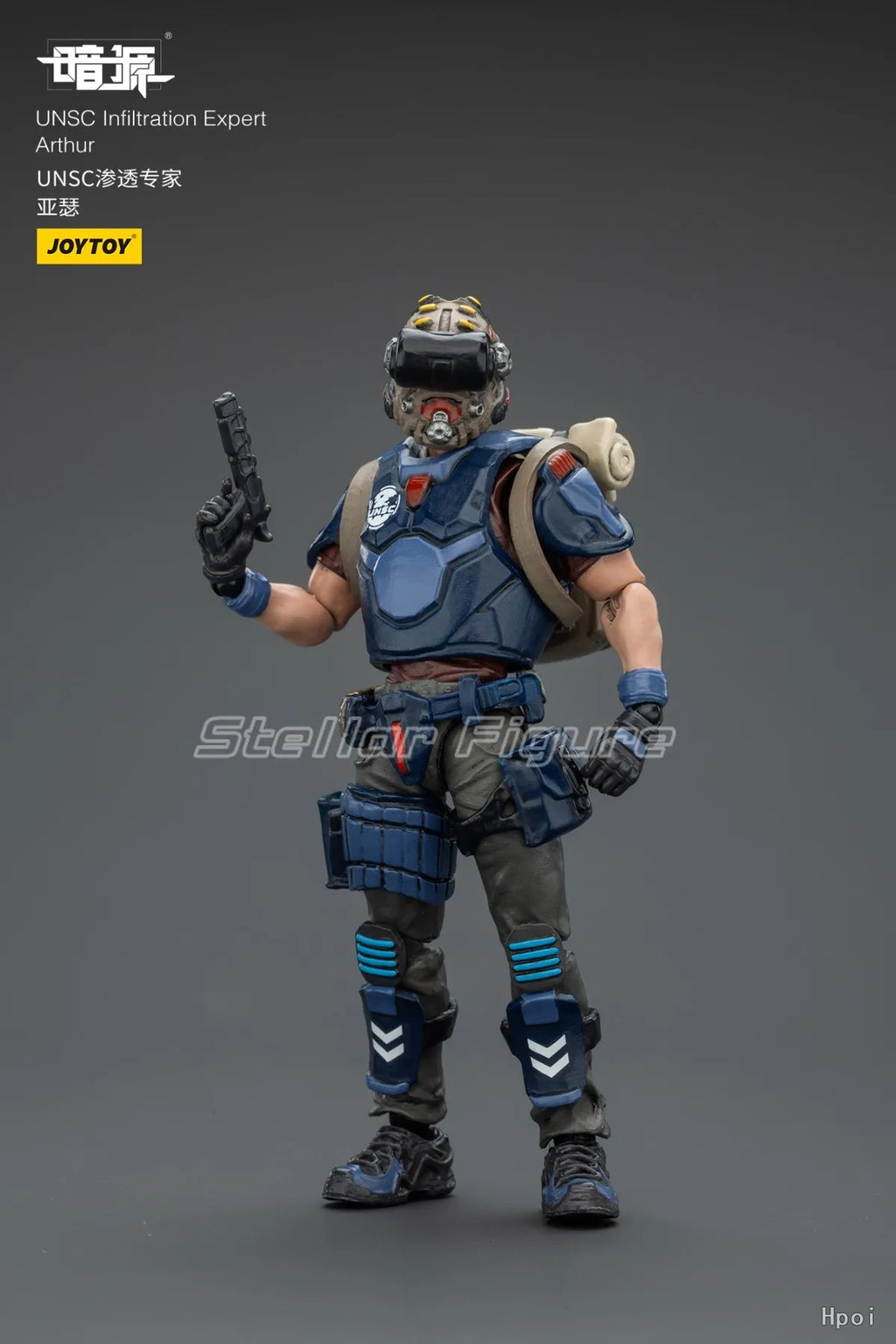 【SF】JOYTOY Dark Source 1/18 Action Figure UNSC Infiltration Expert Arthur Model Toys Gifts Collection Ornaments