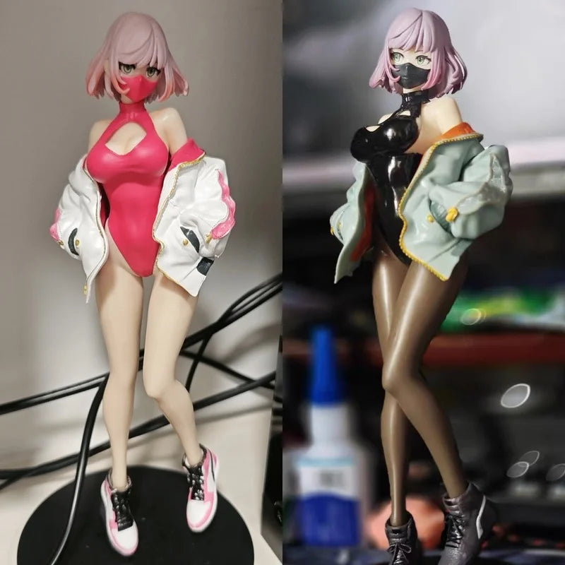 Neue 22,5 cm Masked Girl Luna Illustration Biya Painter Manga Figur PVC Modell Peripheriegeräte Manga Actionfigur Geburtstagsgeschenke Spielzeug