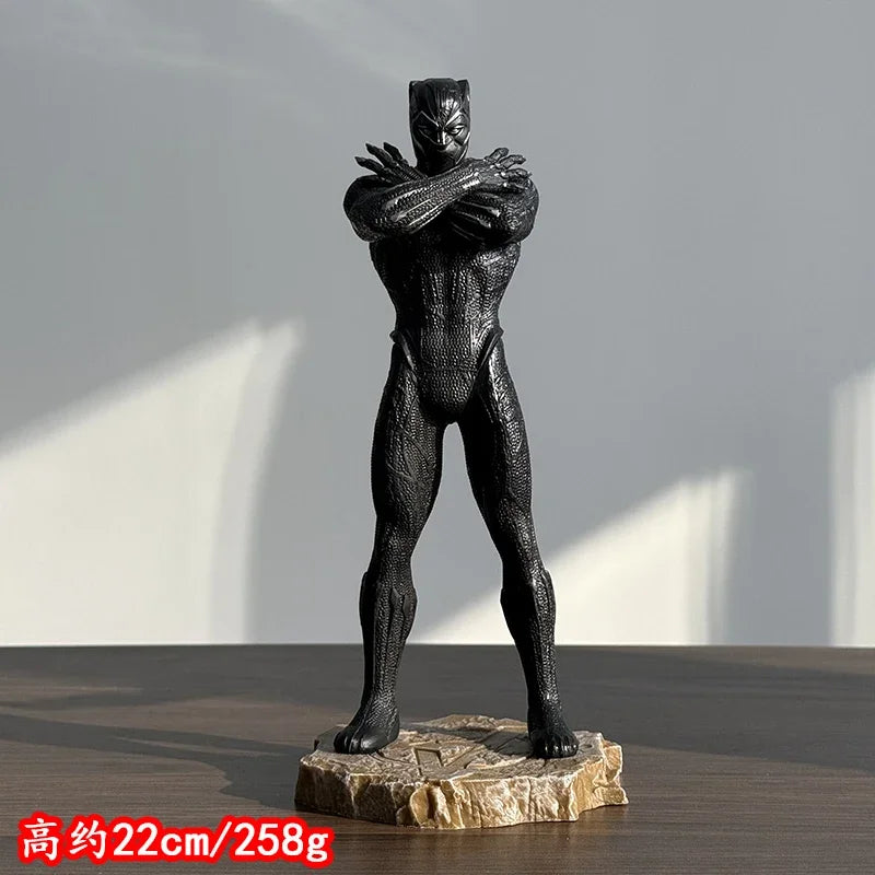 Avengers Figur Iron Man Actionfigur Black Panther Tony Stark PVC Modell Statue Sammlung Dekoration Spielzeug Geschenk Puppe Ornamente
