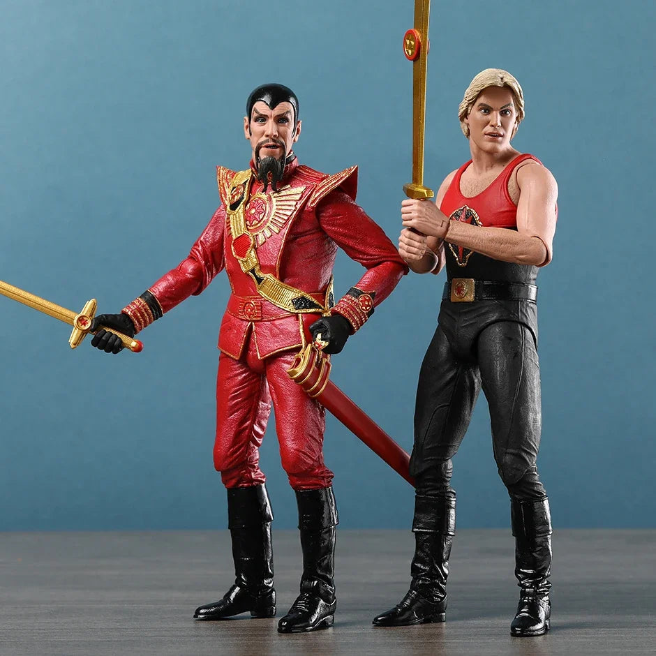 NECA Flash Gordon Ming The Merciless Military Vultan Ultimate Exclusive Movie Film Action Figure Toy Doll Model
