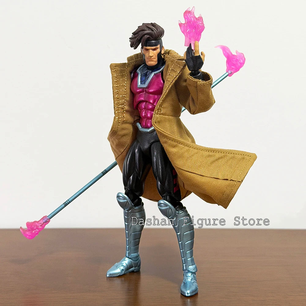 CT Factory Mafex 131 Gambit Action Figure Remy Etienne LeBeau Figures PVC Movable Anime Collectible Model Toys for Holiday Gifts