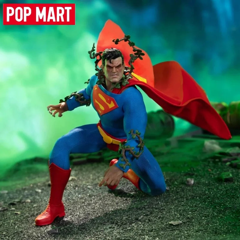 POPMART & GONG Batman Hush Superman 1/12 Scale Articulated Collectible Action Figure Fabric Outfit Model Toys For Collectors