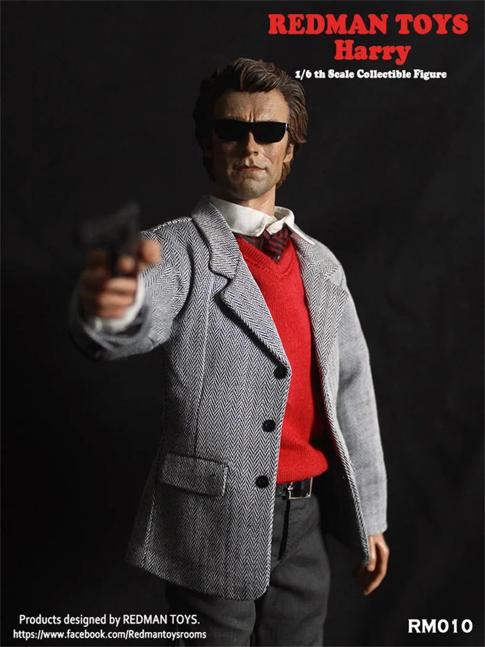 REDMAN TOYS RM010 Male Inspector Dirty Agent Full Set Moveable Action Figure Set Model For Fans Collect 1/6