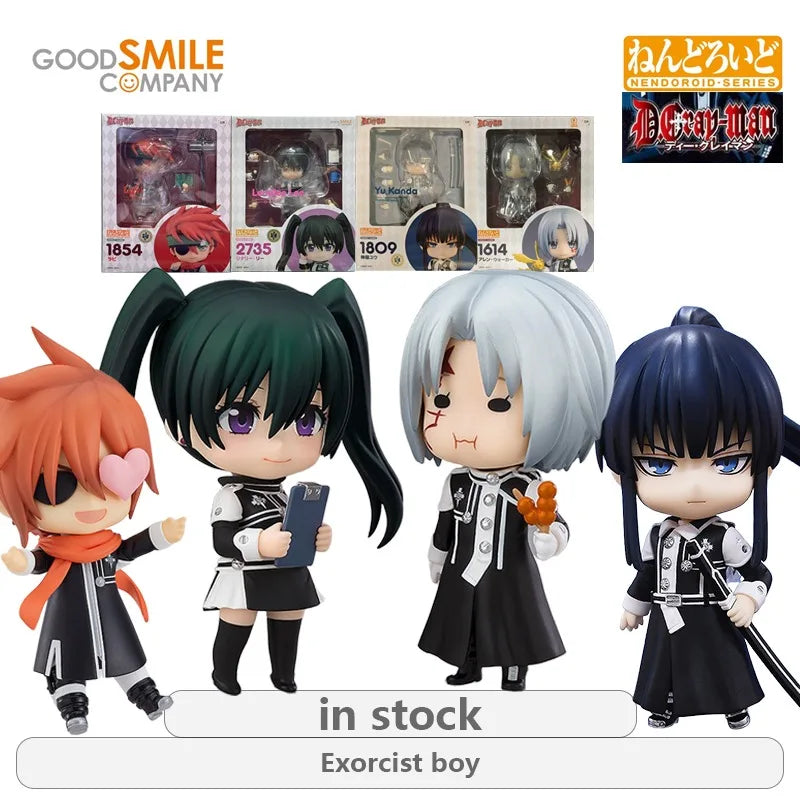 GSC Original NENDOROID D.Gray-man Series 1614Aaron Walker\Yutaka Kanda\1854 Rabbi Anime Action Figure Model Toys Gifts Fo Boys