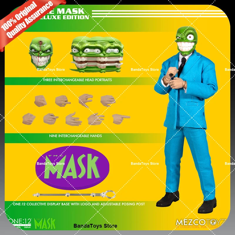 In Stock 100% Original Mezco Toyz One:12 Collective The Mask Deluxe Edition  Anime Action Collection Figures Model Toys