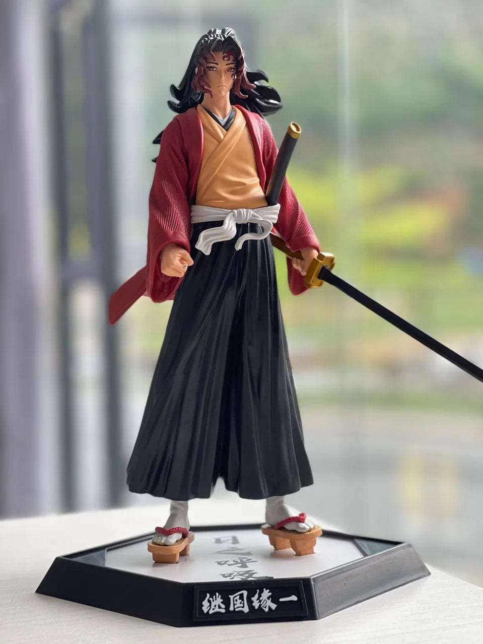 2024 New 30cm Anime Demon Slayer Tsugikuni Yoriichi Standing posture Action Figures PVC Model Toys Doll Collectible Gifts