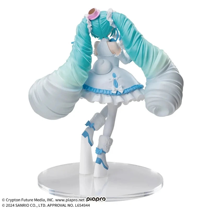 SEGA Original Genuine Vocaloid Luminasta Hatsune Miku Series Cinnamoroll White Dress Ver 19cm Collections Model Toy Figures Gift