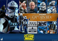 HOTTOYS HT 1/6 TMS018 Captain Rex Collectible Action Figure Star Wars: The Clone Wars Fiction Movie Simulation 12" Male Soldier