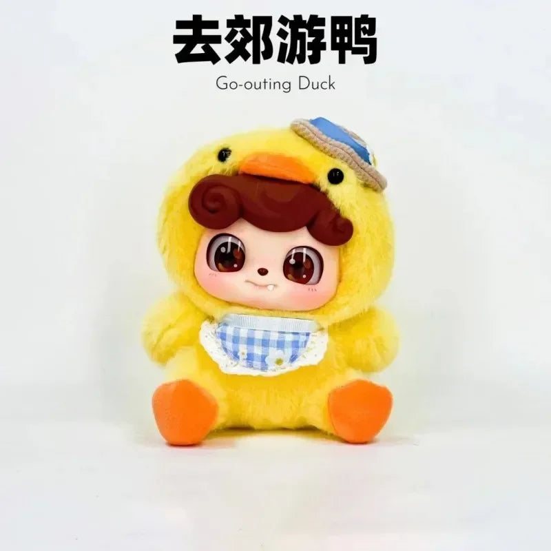 Q.Kids Animal Preschool Series Figure Blind Box Surprise Gift Cartoon Plush Dolls Q Baby  Mystery Box Model Decor Kids Gift Toys
