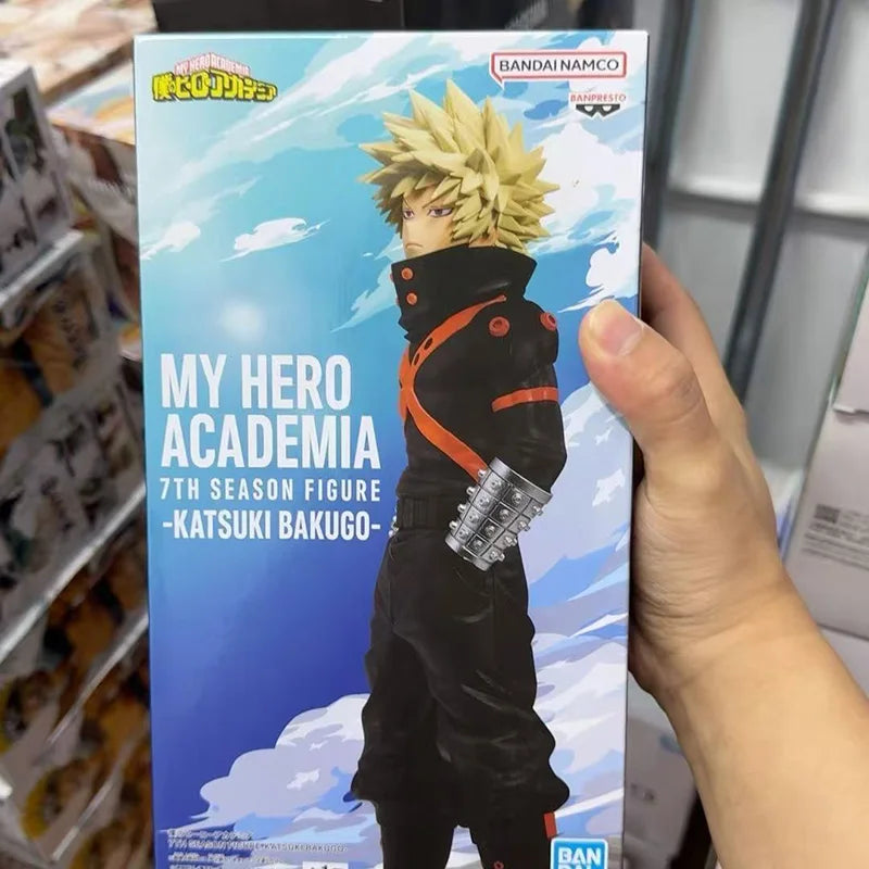 Neue BANPRESTO My Hero Academia 7. Staffel Figur Katsuki Bakugo Figur Anime Modell Originalverpackung