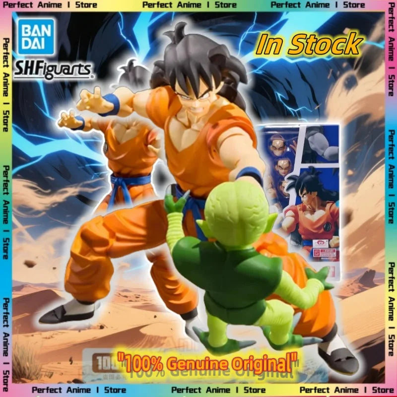 100% Authentic Bandai Soul Limited SHF Dragon Ball Z Leping Yamu Tea Cultivator Action Doll Gift Model Collection